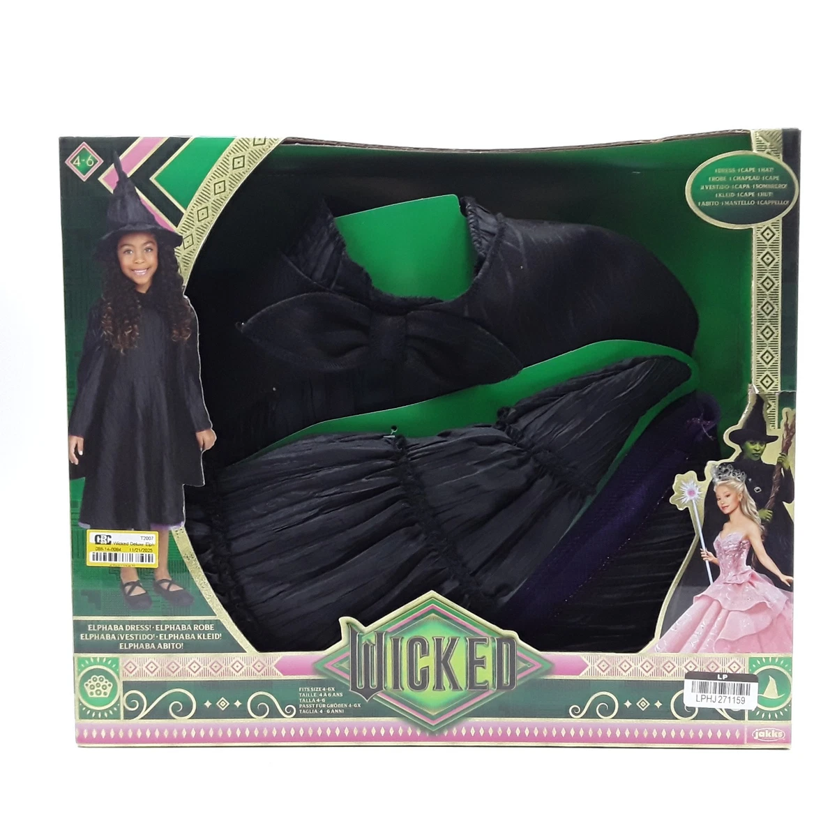 GEMVIE Costume di Halloween per Ragazze Costume da Pirata per Bambini Costume da Pirata Accessori Cosplay per Bambini Festa in Costume di Carnevale di Halloween 4-6 Anni