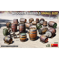 Wooden Barrels Small Size Kit 1:35 Miniart Kit Diorami -D- Neues Modell