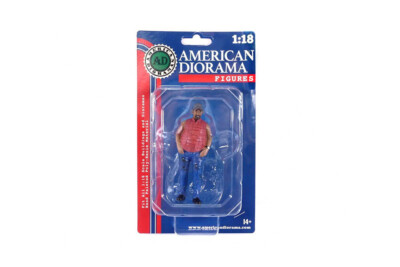 Campers 1:18 American Diorama Figure 1 Guy Male 4''