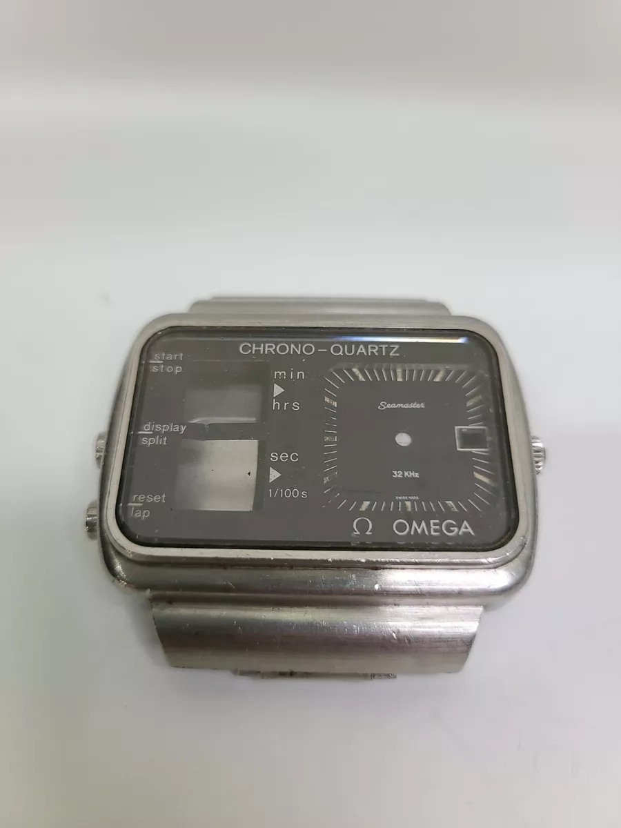 Omega Seamaster Chrono Quartz Montreal Olympics Watch ref 196.00