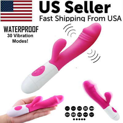 Multispeed Vibrator G Spot Dildo Rabbit Female Adult Sex Toy Massager  Waterproof