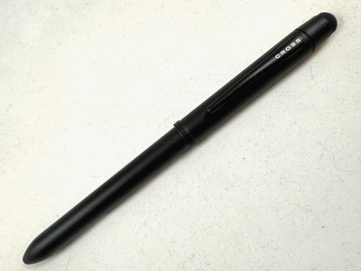 CROSS TECH3+ MATTE BLACK MULTI-FUNCTION BLACK RED INK, PENCIL STYLUS ERASER 90-3