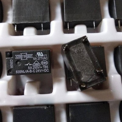10Pcs Song Chuan 8351A-B-C-24VDC 8A 277VAC Power Relay 4 Pins OJE-SS-124LMH #sum