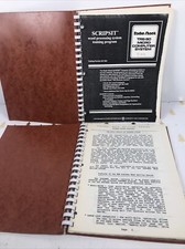 Radio Shack TRS-80 Micro Computer System Scripsit Word Processing 26-1563 Books