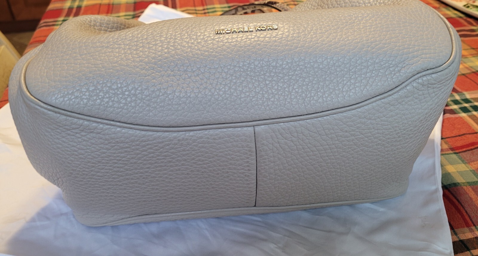 Authentic MICHAEL KORS Satchel Python Snake Taupe… - image 6