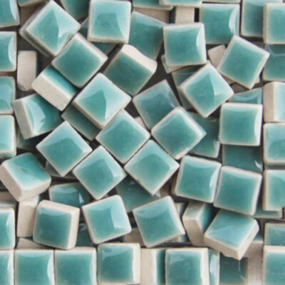 Ceramic Mosaic Tiles Porcelain Hand Crafts Pieces Art Hobbies Assorted Colors