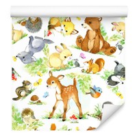 10M Vlies Tapeten Rollen Kinderzimmer FüChse Rehe Hasen Igel MäUse Wald Xxl 2539