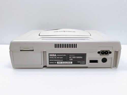 Consola Sega Saturn Mist Gray restaurada HST-3220 versión japonesa probada Japón - Imagen 7 de 24