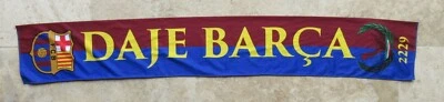Echarpe BARCELONE PENYA BLAUGRANA ROMA Daje Barça Barcelona bufanda sciarpa - Photo 1/2