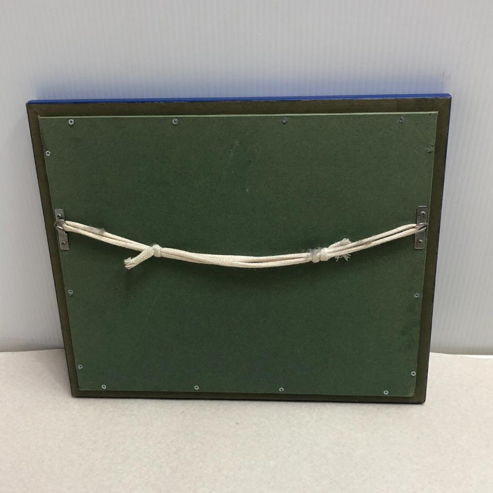 JAMES RIZZI Johnny On The Pony 3D Silk Screen Art 1990 9cm x 7cm Blue