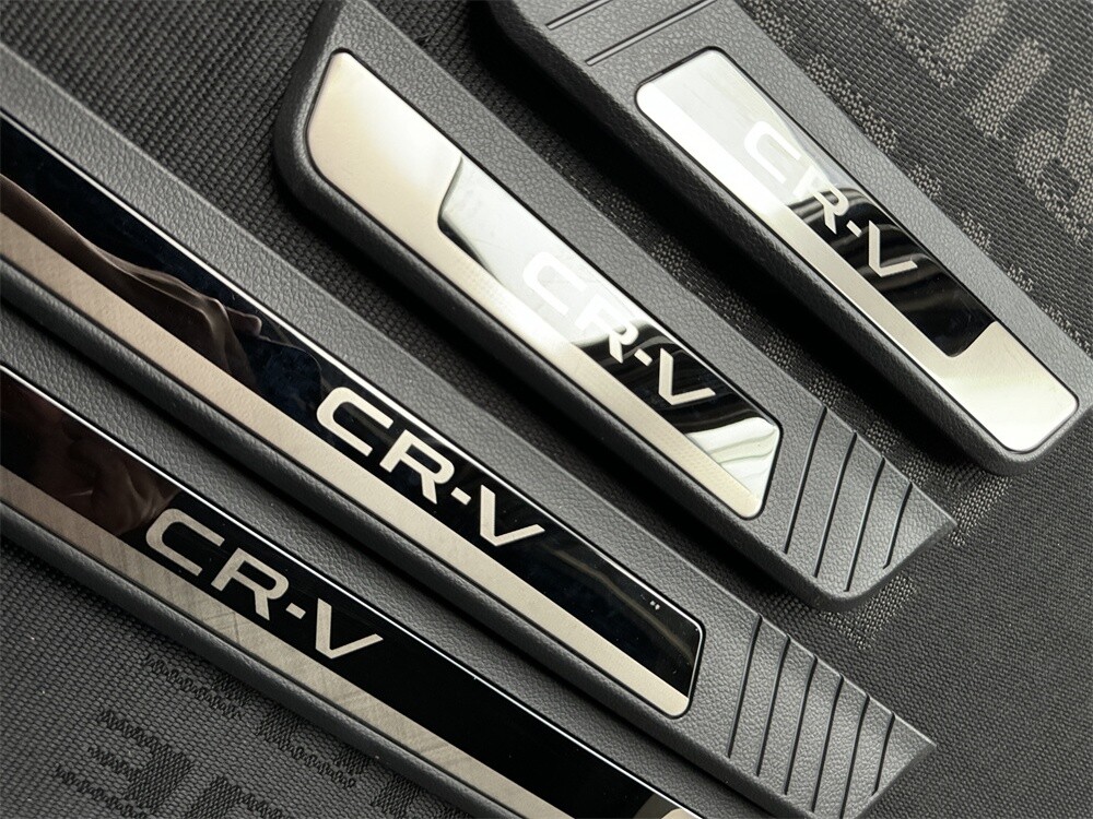 For CR-V 23-25 Black Car Accessories Door Sill Cover Protector Trims Guard
