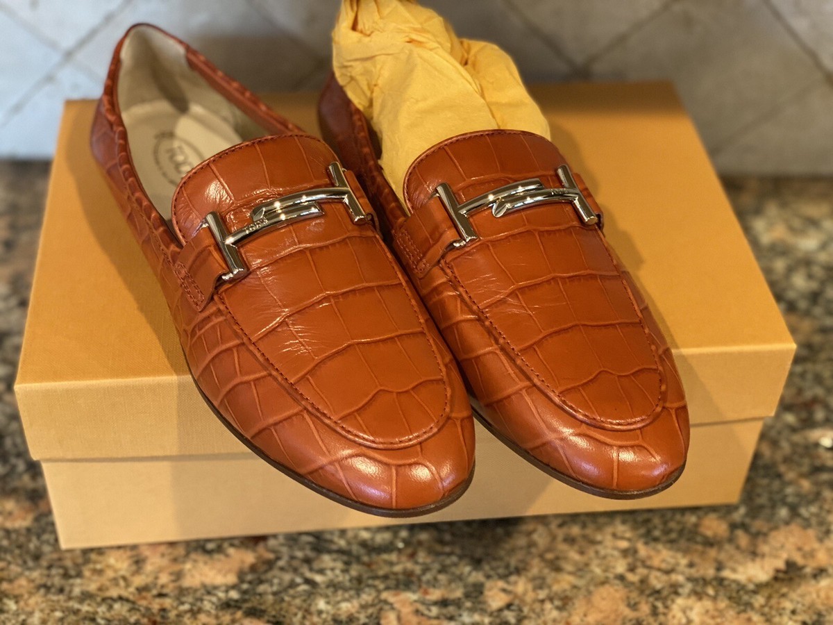 Tods Tod's Moccasin Loafer Terracotta 38.5 8.5 Nib | eBay