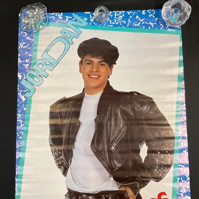 NEW KIDS ON THE BLOCK POSTER JORDAN KNIGHT 1989 FUNKY NOS
