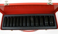 "13-Tlg. 1/2\" KraftsteckschlüSsel Satz Schlagschrauber Nuss Lang 78Mm 10-30 Mm"