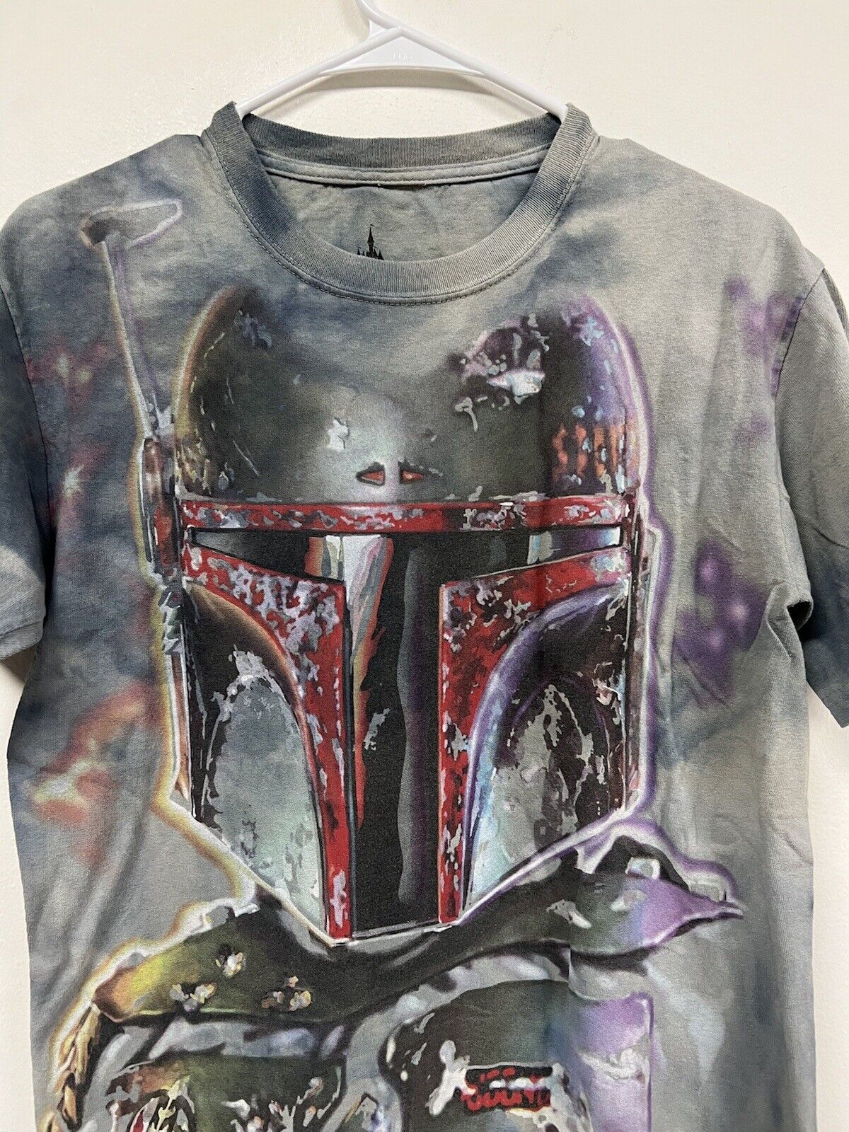 Sleeve eBay Boba Star Short Fett | Dye Big Small Disney Wars Parks Graphic Tie T-Shirt