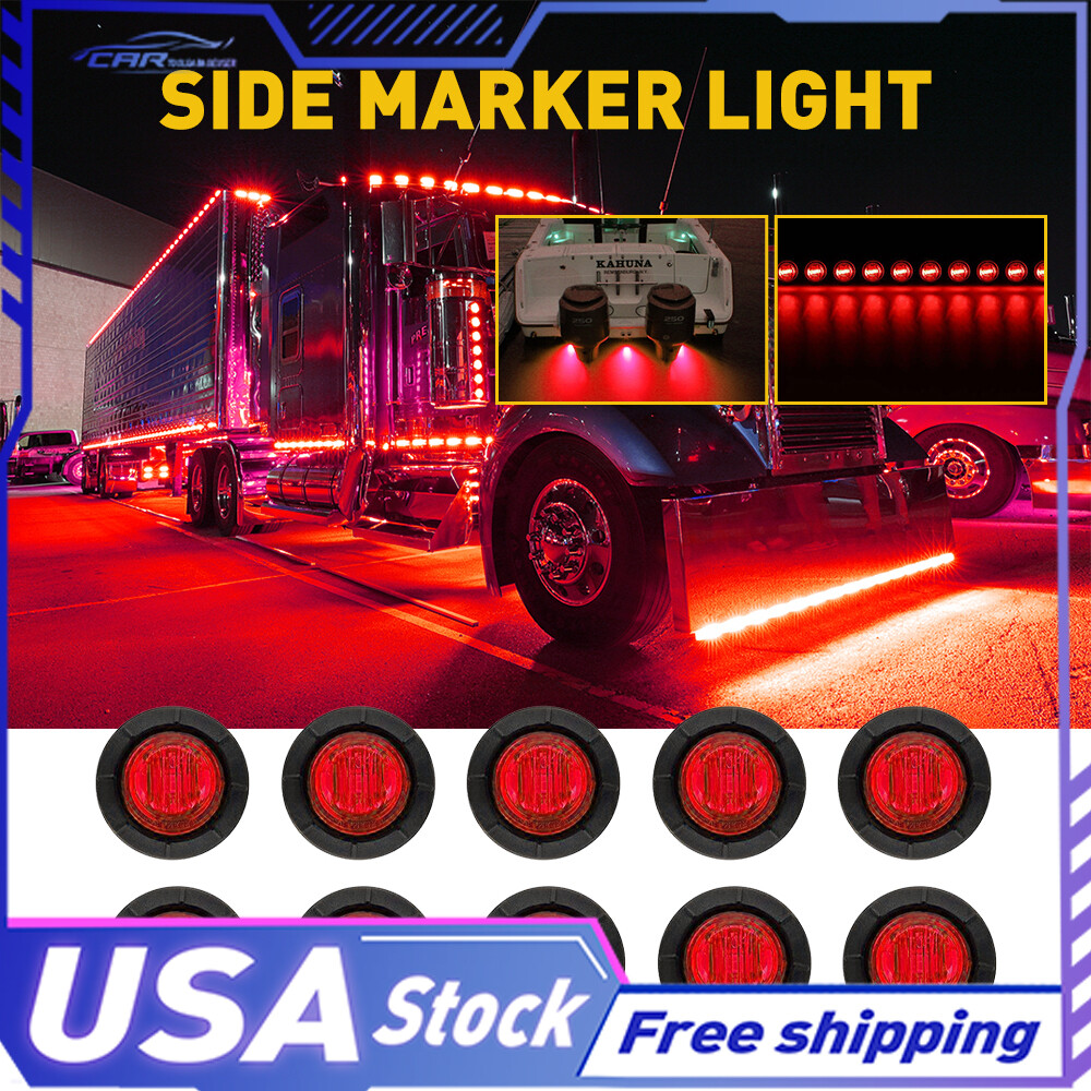 10X Round Waterproof 3/4