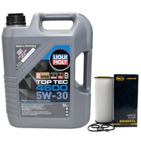 MotoröL Set 5W-30 5 Liter + ÖLfilter SH 4041 L FüR Audi A4 Cabriolet A6 A8