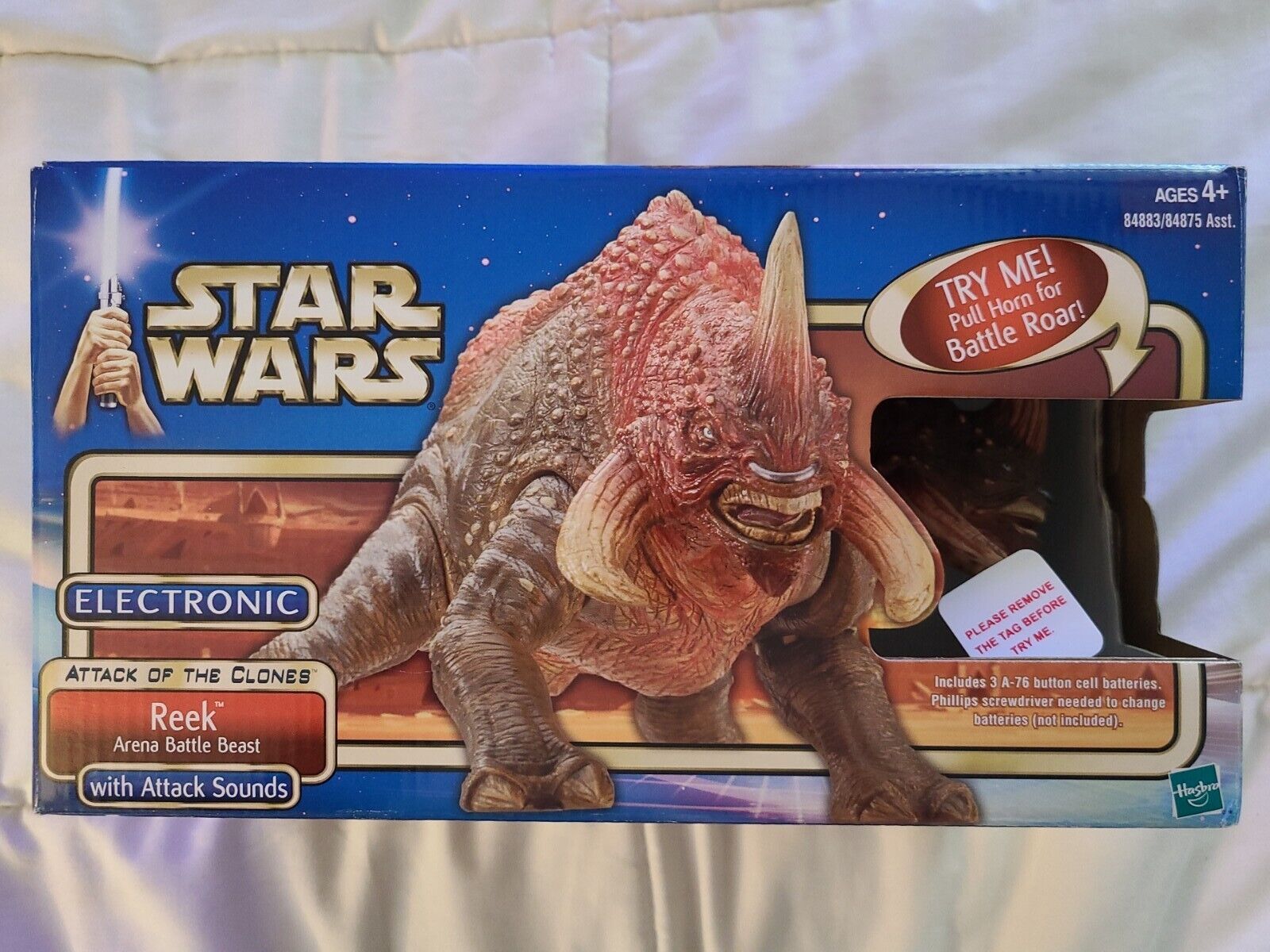 Star Wars 2002 Reek Arena Beast  With Attack Sounds!