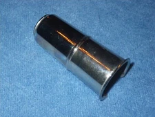 Bb SOPRANO SAXOPHONE or Eb SOPRANINO CLARINET MOUTHPIECE CAP - METAL, NICKEL