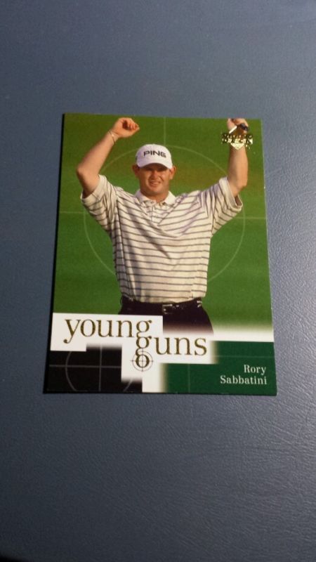 RORY SABBATINI 2001 UPPER DECK GOLF CARD # 80 B7416
