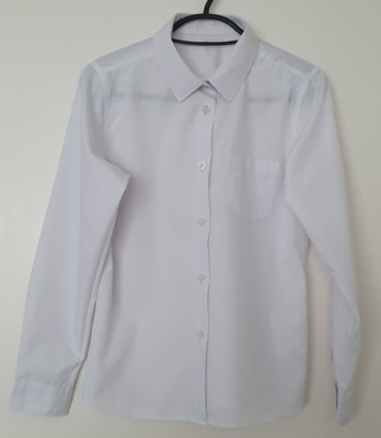 TU, Mädchen, weiß, Shirt, Langarm, Größe 11 Jahre, 146 cm, guter Zustand