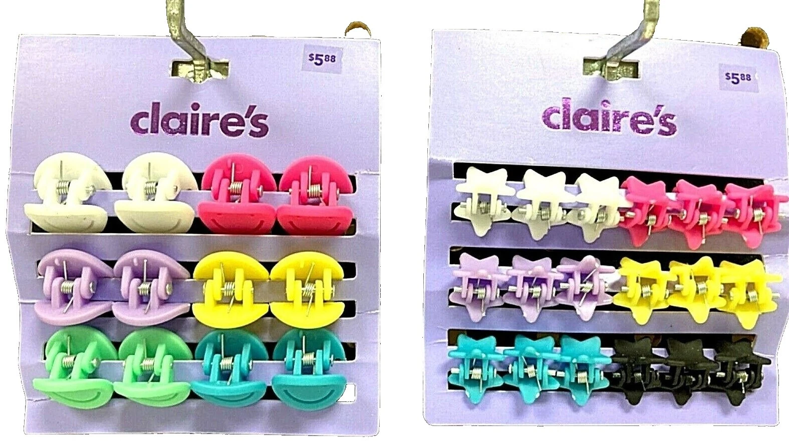 Garras de Pelo Cabello Multicolor Para Niñas