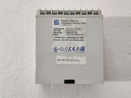 Relé de verificación de sincronización Basler BE3-25-1A1N5 - Imagen 2 de 5
