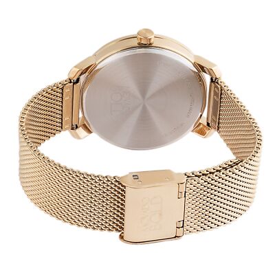 Movado Silver Sunray Dial Crystal Bezel Mesh Bracelet Women’s Watch St. John main image 2