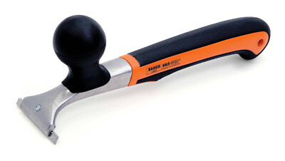 Bahco #665 12'' Ergonomic Carbide Blade Scraper with Knob & 2-1/2'' Carbide Blade