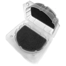 BesQual Model & Denture Box, Clear Plastic with Black Sponge, 100/Pk