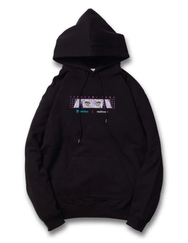 Hololive VAULTROOM Tokoyami Towa Black Hoodie XL Size NEW