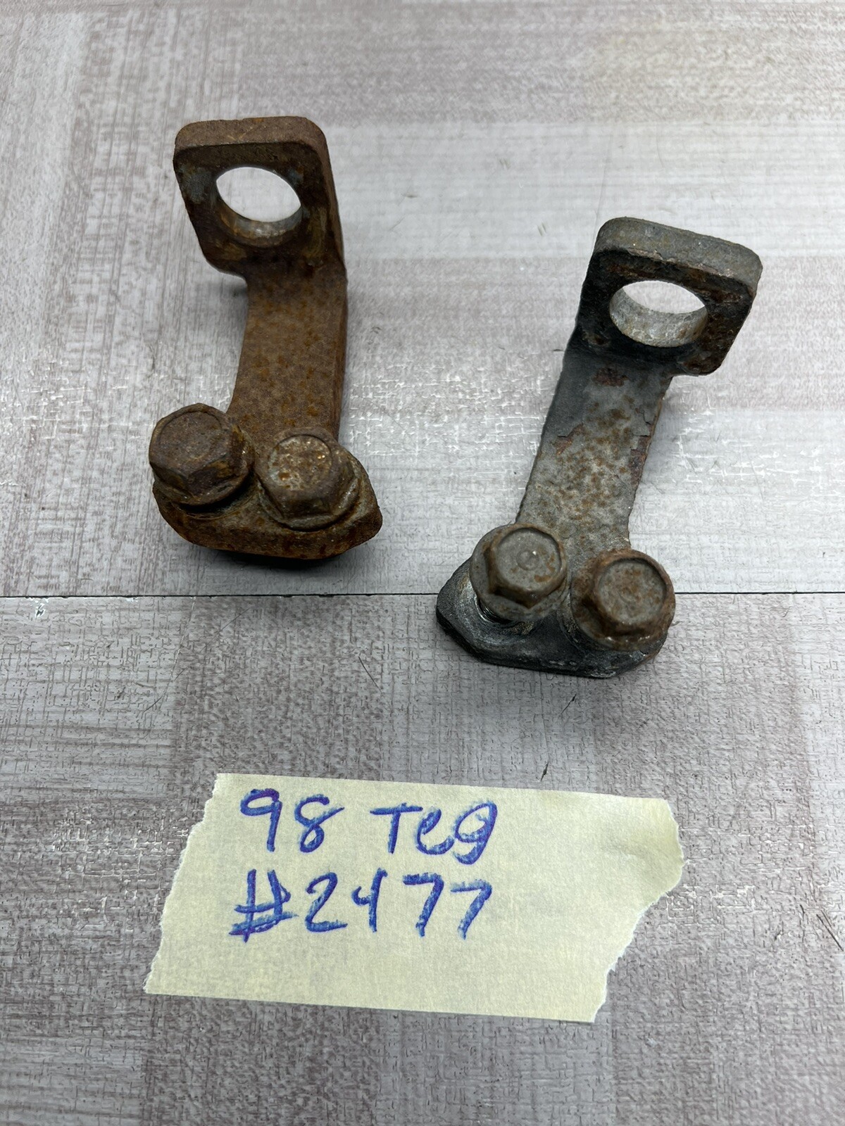 19902001 Acura Integra Rear Disc E Brake Cable Brackets Hardware OEM