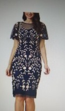 NWT - Adrianna Papell Beaded Short Dress Size 8