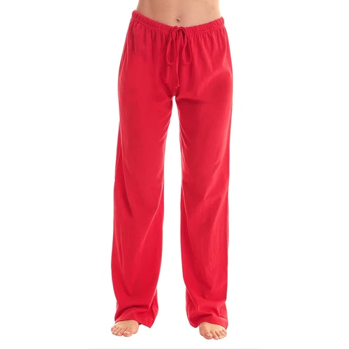 Women's Soft Jogger Sweatpants Elastic Waist Loose Casual Wide Leg Pants Trouser - Picture 10 of 25