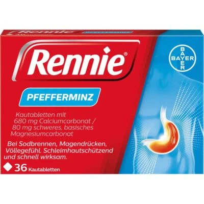 BAYER VITAL GMBH RENNIE Kautabletten 36 St PZN 01459611