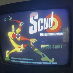 Scud: The Disposable Assassin (Sega Saturn, 1997) - No Manual