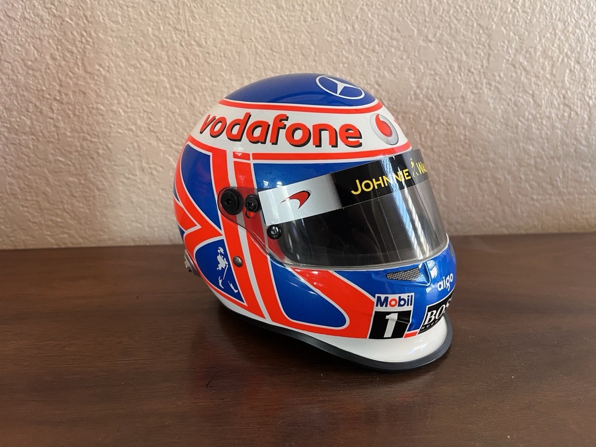 Jenson Button 2010 McLaren F1 1/2 Scale Mini Helmet | eBay