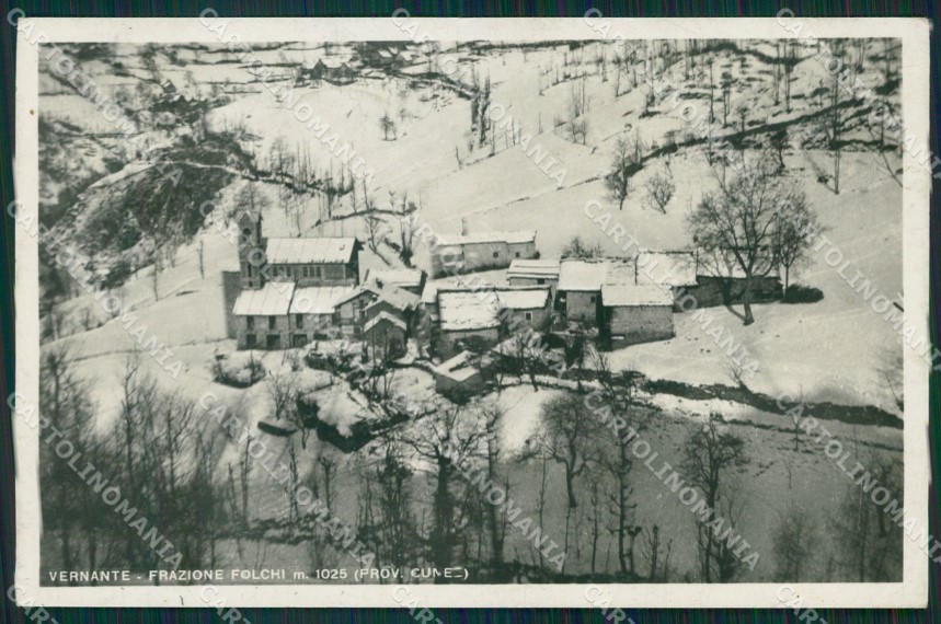 Cuneo Vernante frazione Folchi Foto cartolina MT6702