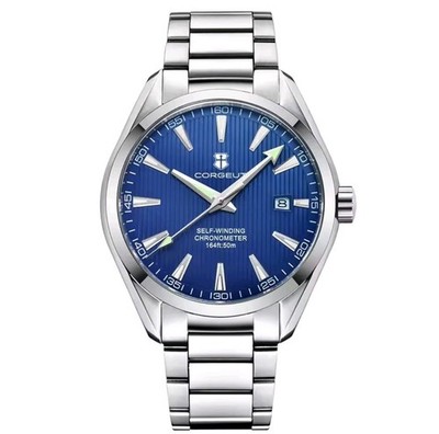 Corgeut Automatik Aqua Terra, 41mm, Japan Miyota 8215, Saphir, 50m Dive