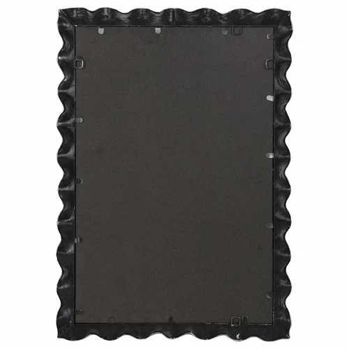 Uttermost 09571 Haya 28" W x 40" H Rectangular Framed Bathroom - Silver - Picture 5 of 6