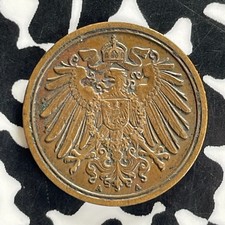 1890-A Germany 1 Pfennig Lot#C2922 Nice!