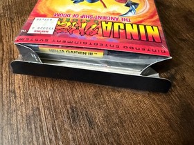oval seal Ninja Gaiden III complete in box nintendo nes 3 factory MINT
