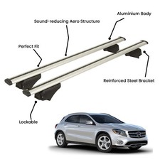 2 Stück Silberne Dachgepäckträger Querträger Für MERCEDES X247 GLA SUV 2020- 2 Stück Silberne Dachgepäckträger Querträger Für MERCEDES X247 GLA SUV 2020-