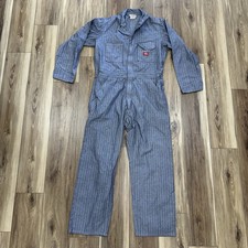 Dickies Blue Cotton Herringbone Twill Coveralls Mechanic Jumpsuit Men  s 44 Tall
