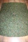 US Military Issue WW2 WWII Army USMC Wet Weather Rain Poncho Camouflage   JM55