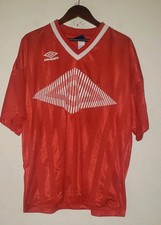 Vintage Umbro Soccer Jersey Adult XL Red USA
