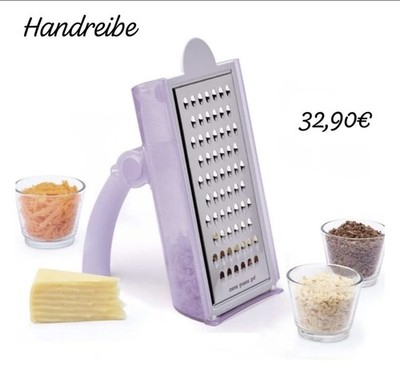 Tupperware Grate ´n Measure Reibe Handreibe Standreibe