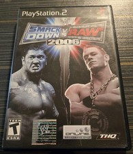 WWE SmackDown vs. Raw 2006 (Sony PlayStation 2, complete w/manual) CIB 