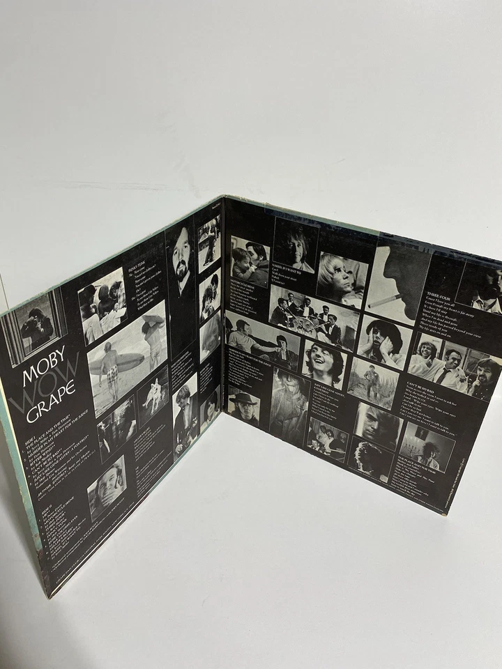 Moby Grape WOW Record LP Original 1968 Columbia Rock VG Vinyl Gatefold Psych - Image 4 of 4