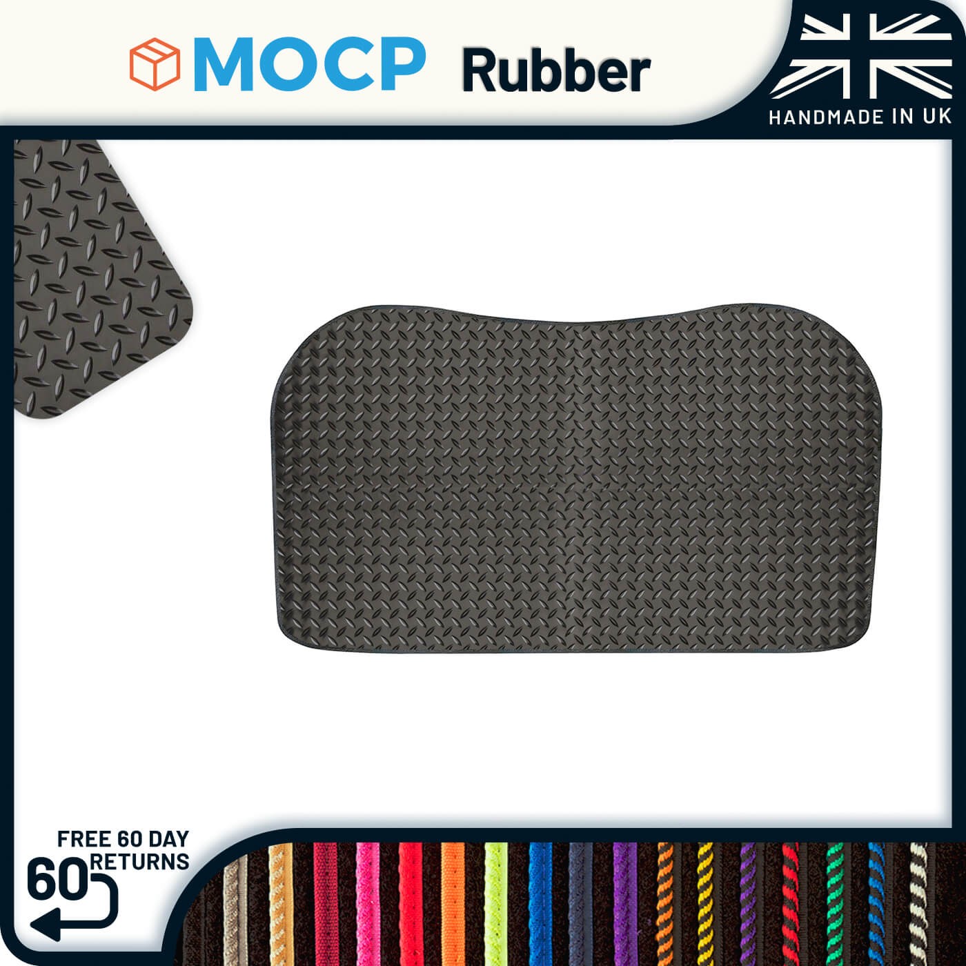 Rubber Boot Mat to fit Tesla Model 3 Froot / Frunk 2019-2020